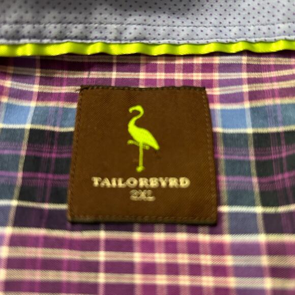 Tailorbyrd Casual Button-down Shirt Size 2xl - Picture 2 of 11